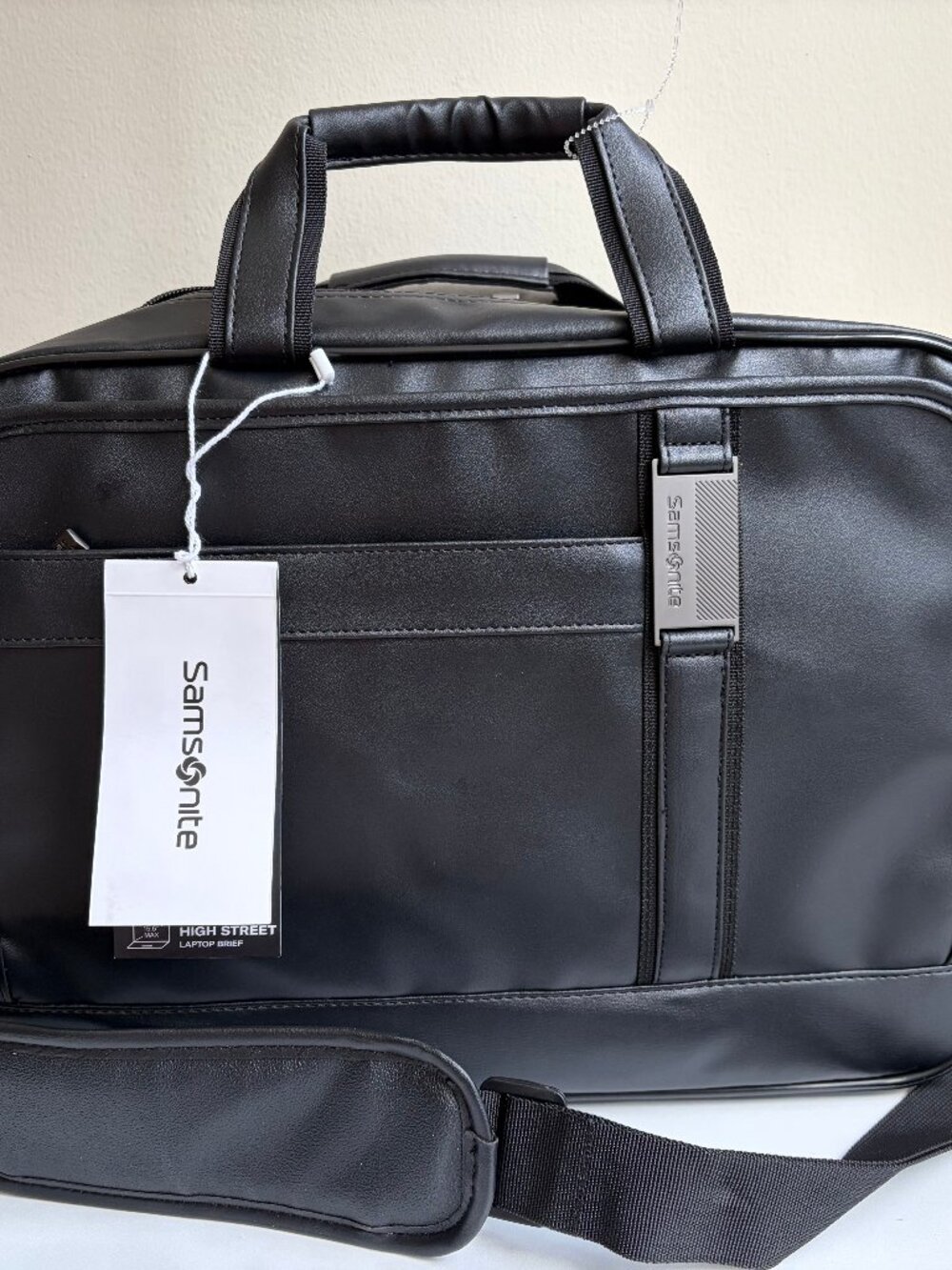 Samsonite men’s High Street laptop briefcase, 15.6” notebook, new with tag, Trav